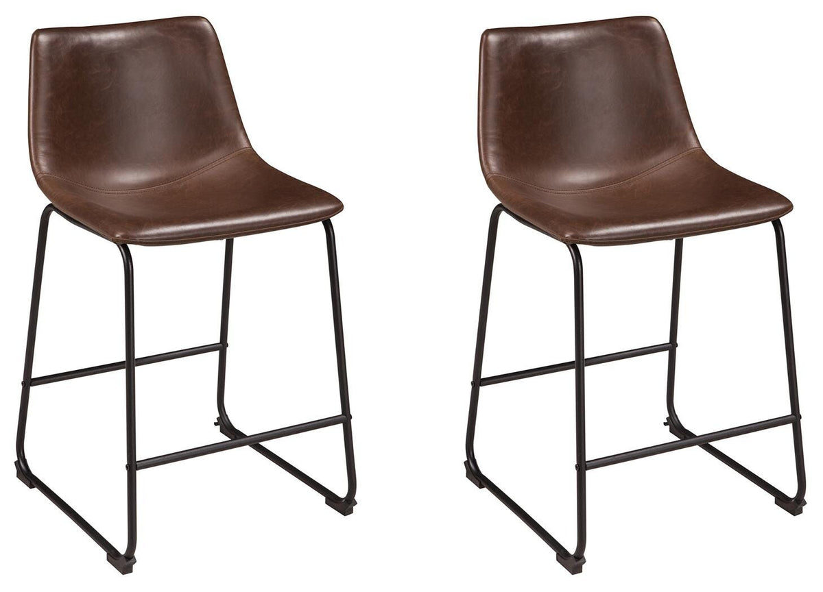 Draymont Counter Height Bar Stool in Brown