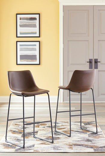Draymont Pub Height Bar Stool in Brown