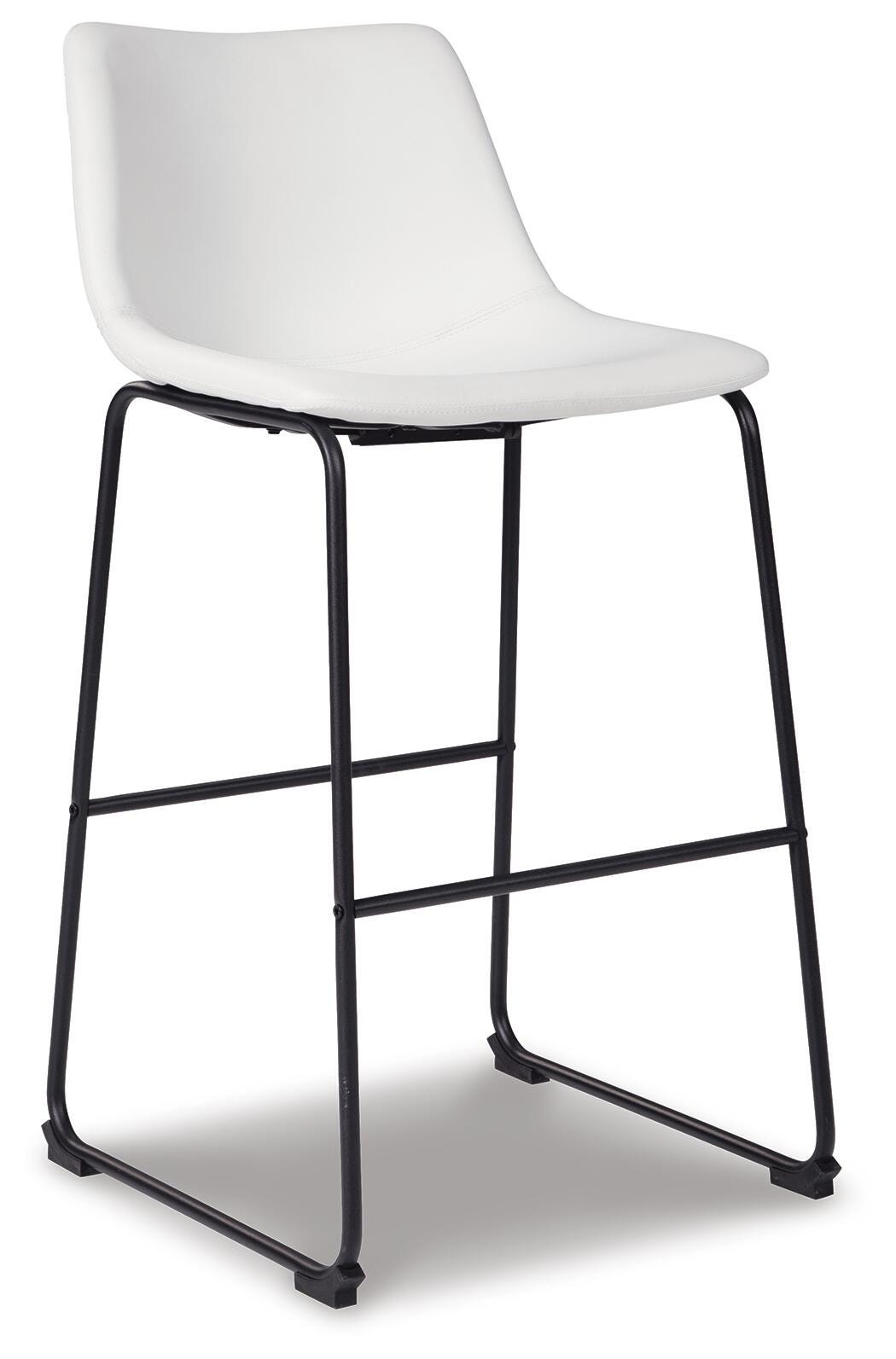 Draymont Pub Height Bar Stool in White