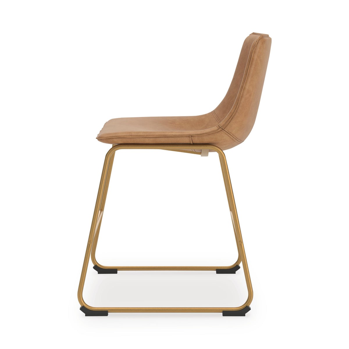 Amara Dining Chair in Toast/Gold