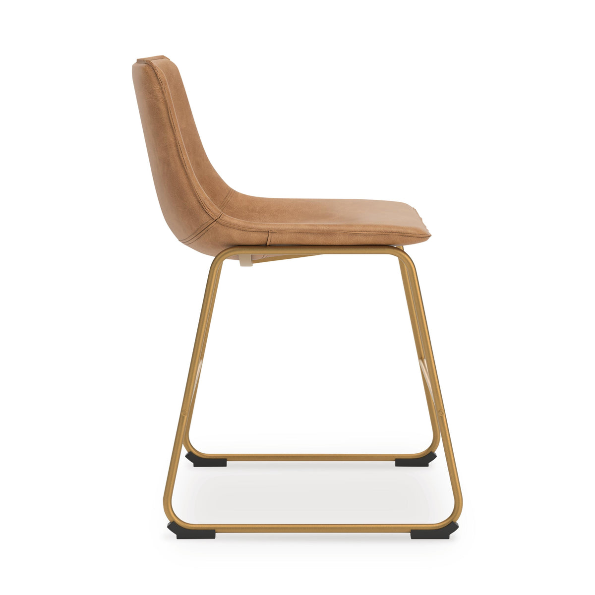 Amara Dining Chair in Toast/Gold