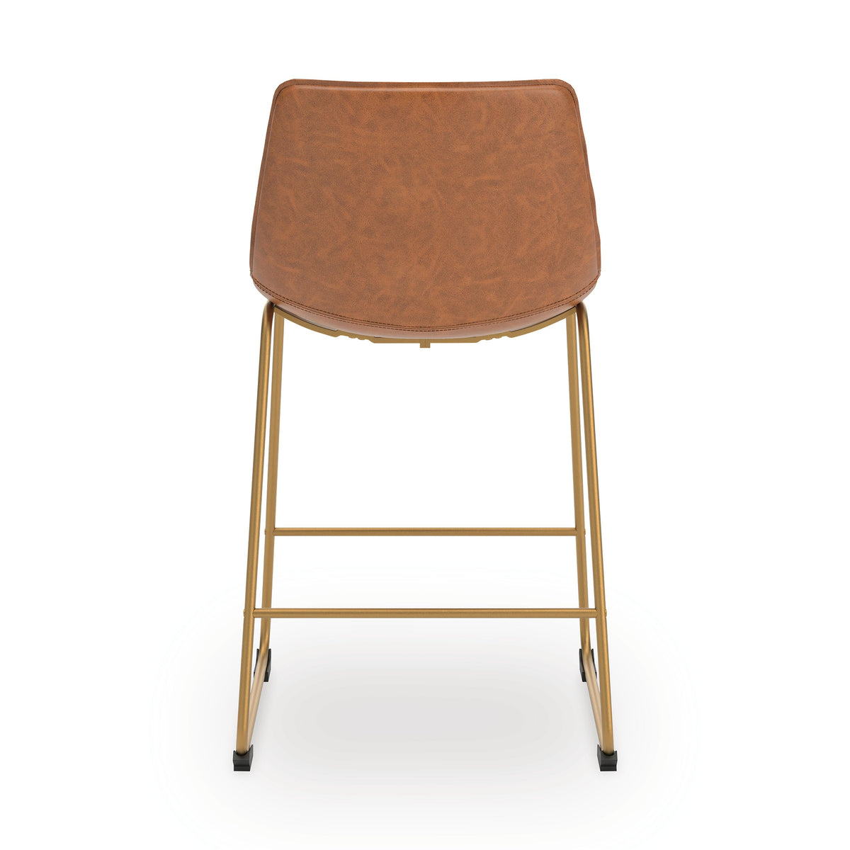 Amara Counter Height Barstool in Brown/Gold