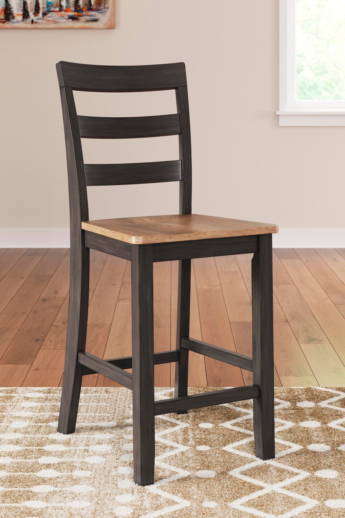 Windham Counter Height Barstool in Natural/Brown