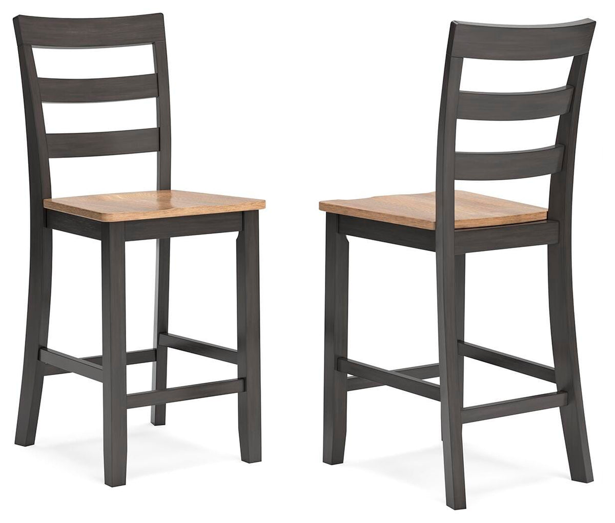 Windham Counter Height Barstool in Natural/Brown