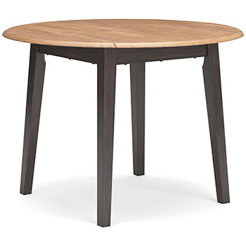 Windham Dining Drop Leaf Table in Natural/Brown