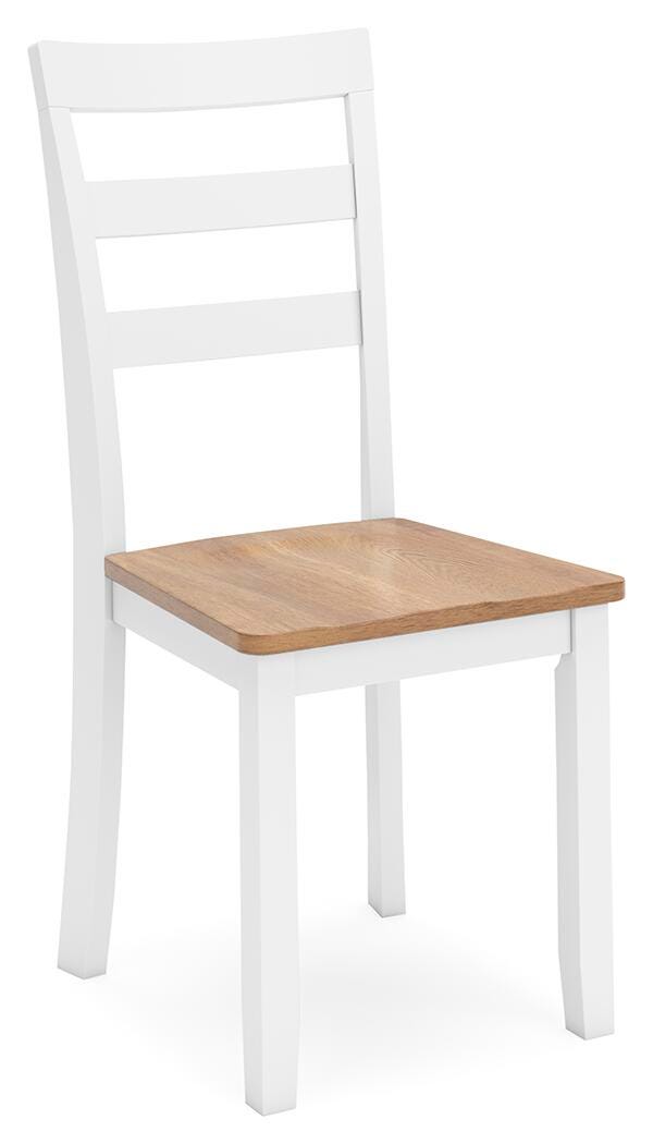 Windham Dining Table and 4 Chairs in Natural/White