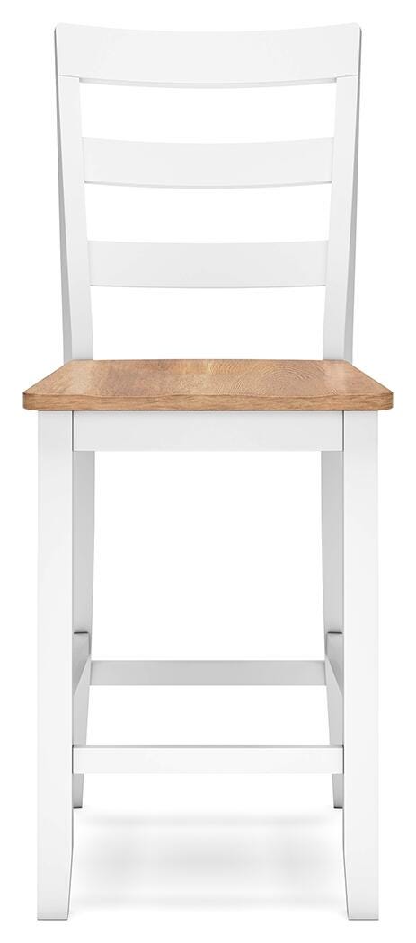 Windham Counter Height Dining Table and 2 Barstools in Natural/White