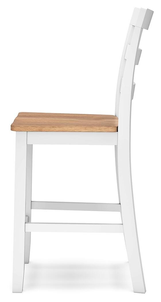 Windham Counter Height Dining Table and 2 Barstools in Natural/White