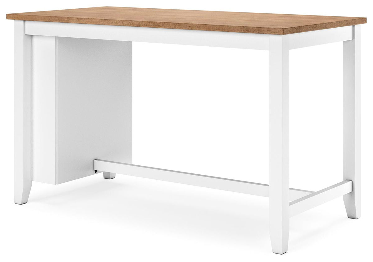 Windham Counter Height Dining Table and 2 Barstools in Natural/White