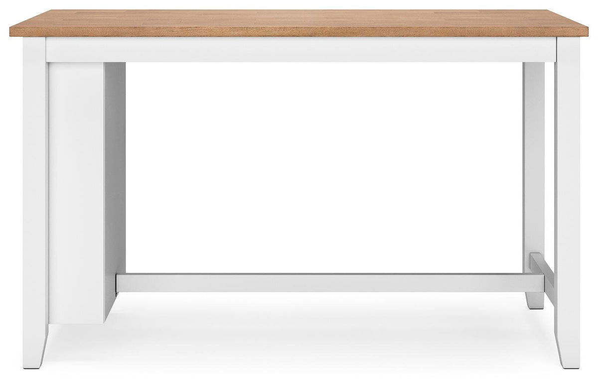 Windham Counter Height Dining Table and 2 Barstools in Natural/White