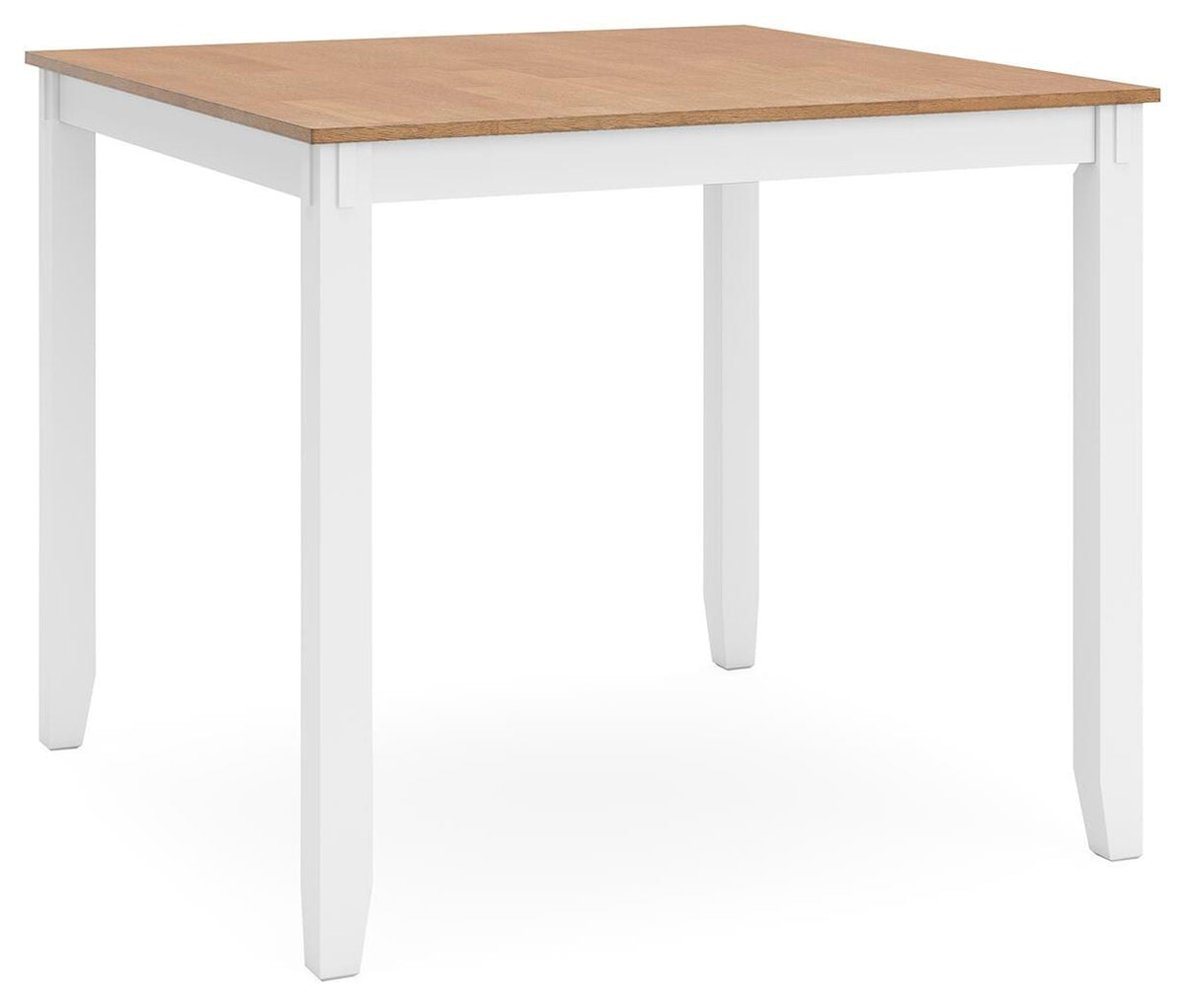 Windham Counter Height Dining Table and 4 Barstools (Set of 5) in Natural/White