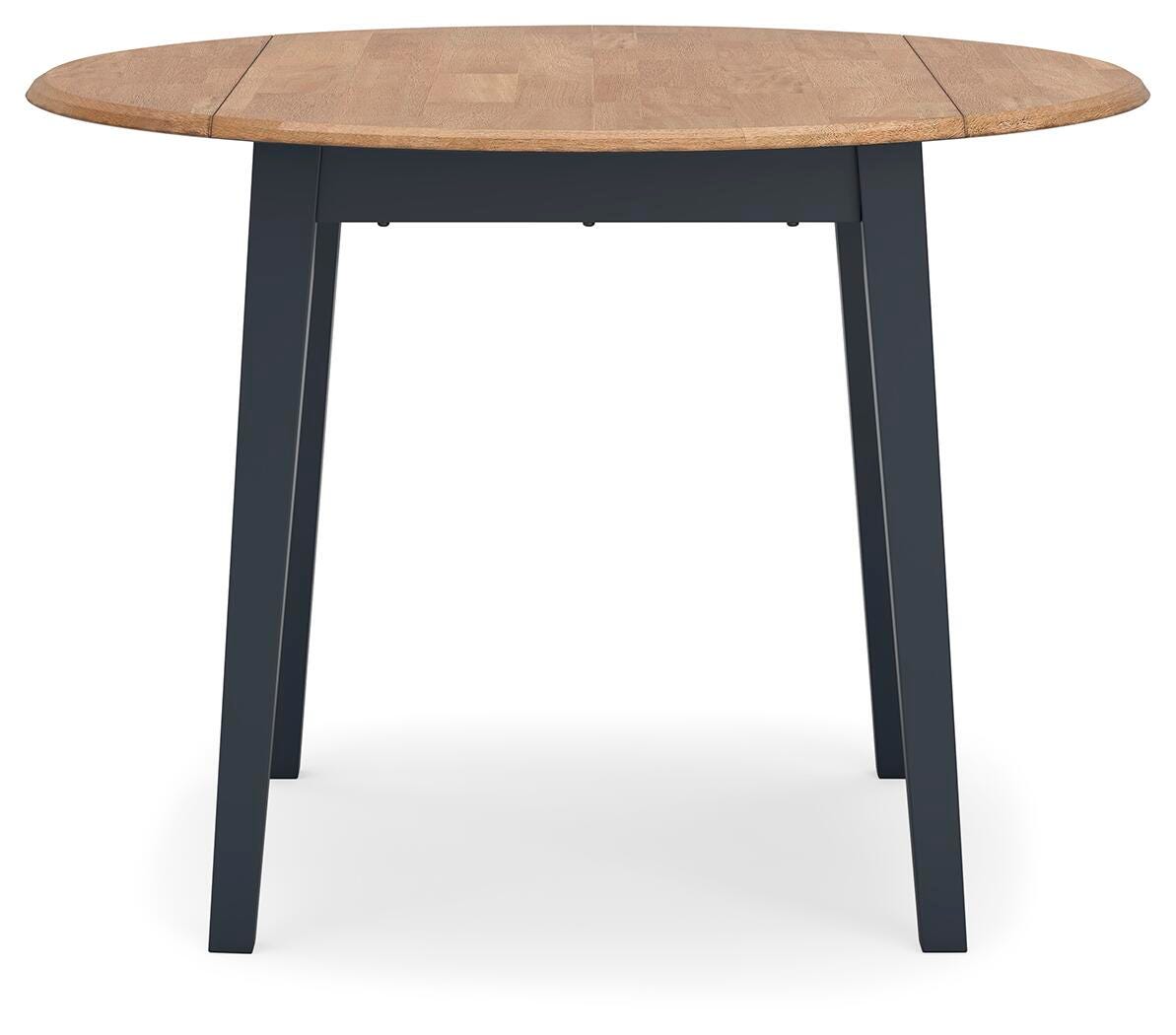 Windham Dining Drop Leaf Table in Natural/Blue