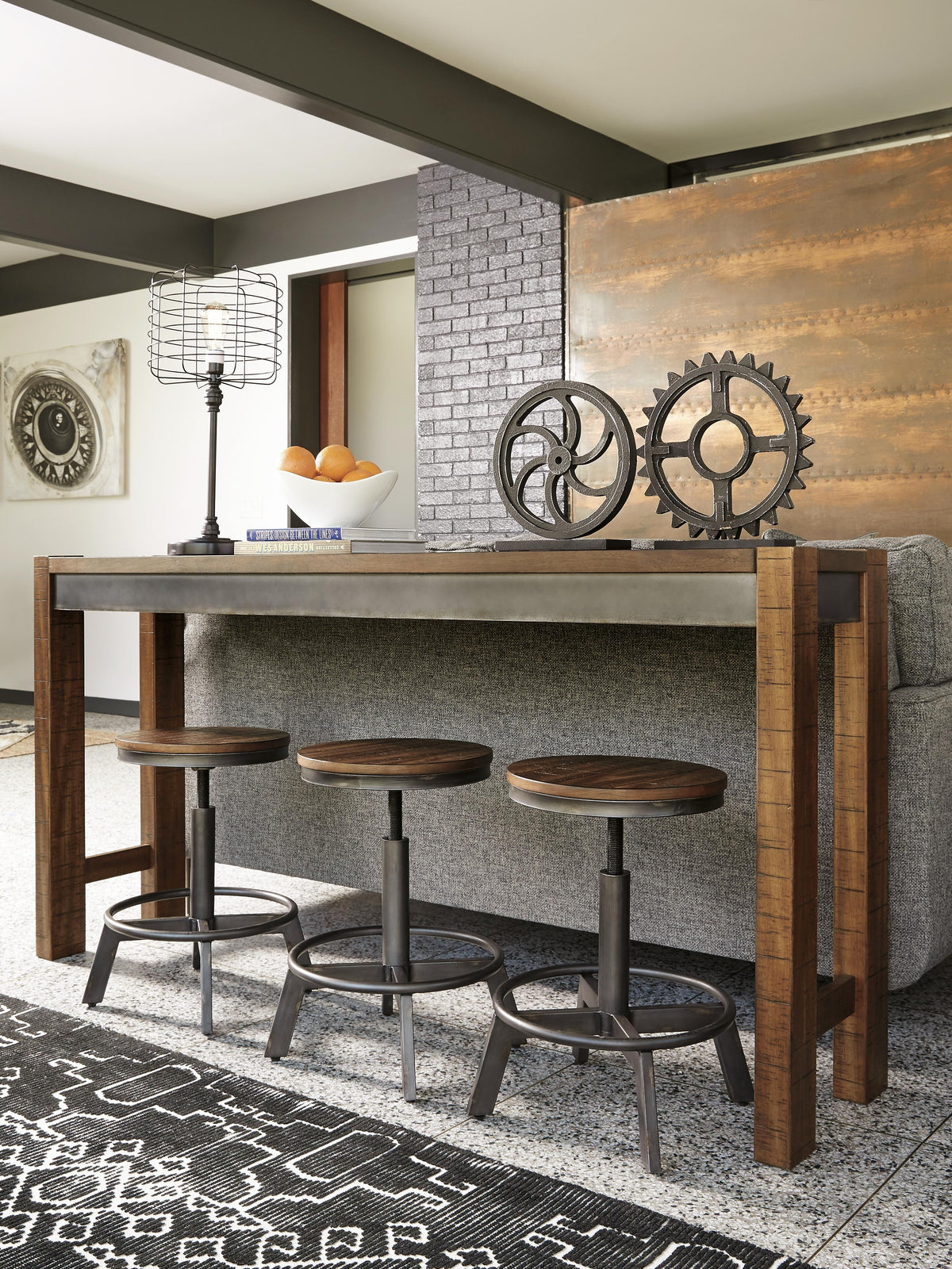 Riveter Counter Height Stool