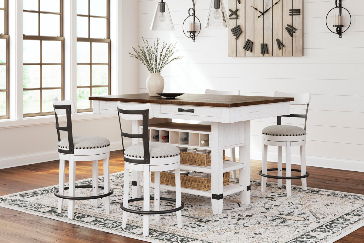 Denham Counter Height Dining Table and 4 Barstools in Default