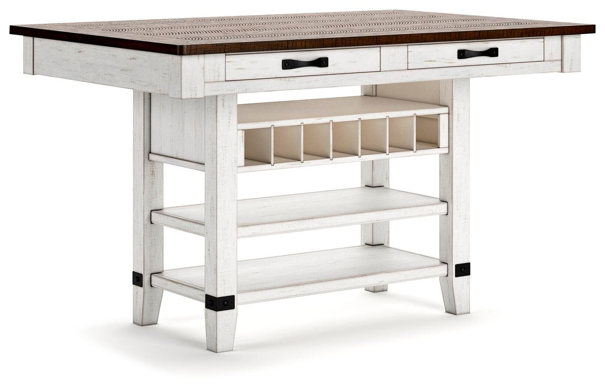 Denham Counter Height Dining Table and 4 Barstools in Multi