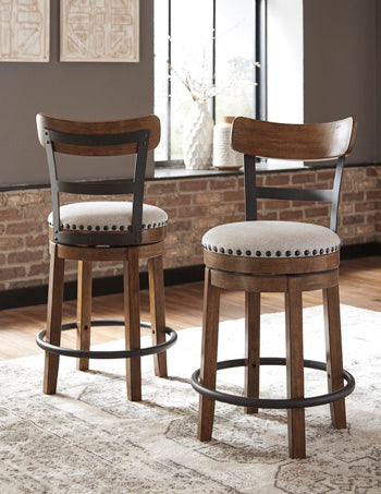 Denham Counter Height Bar Stool in Brown