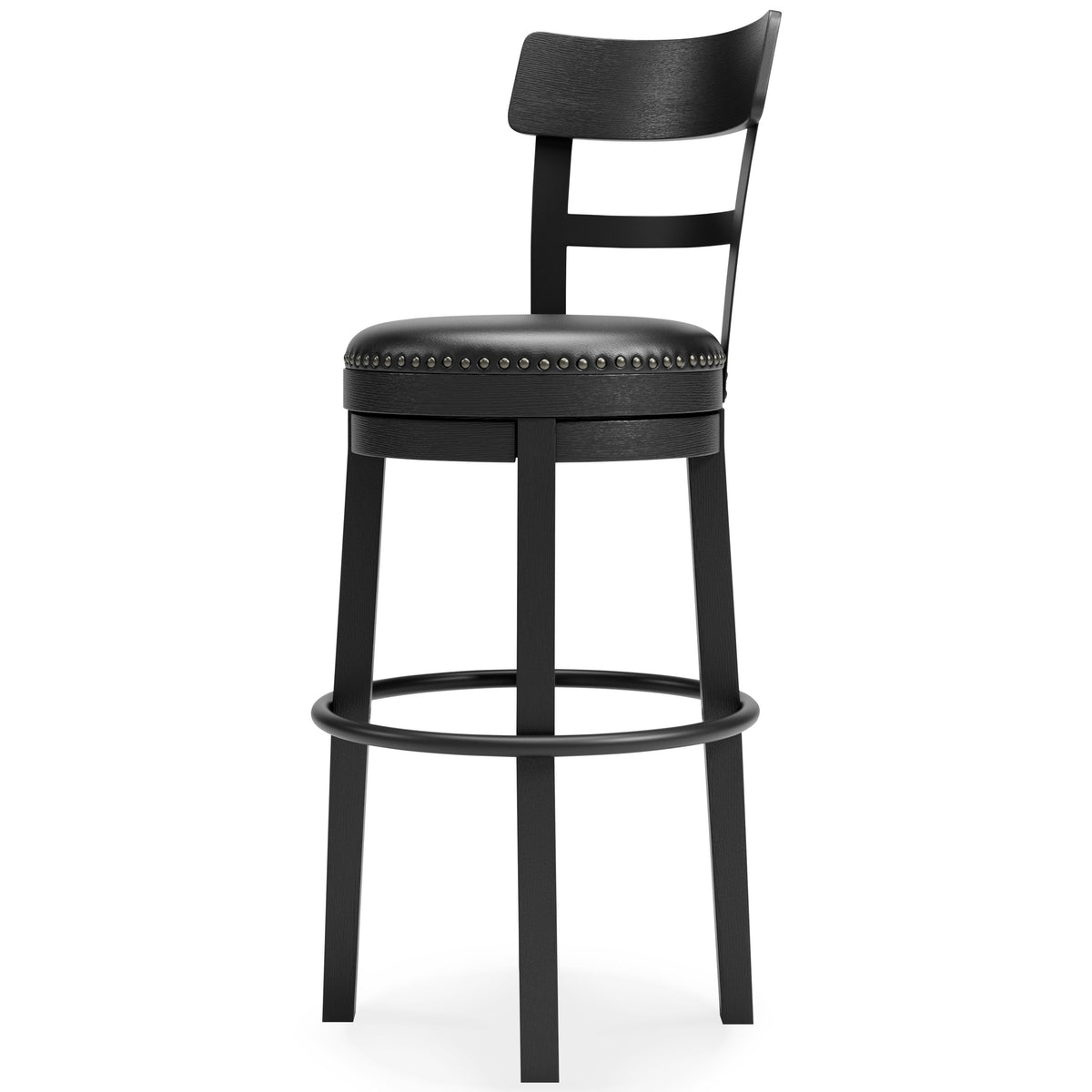 Denham Bar Height Bar Stool in Black