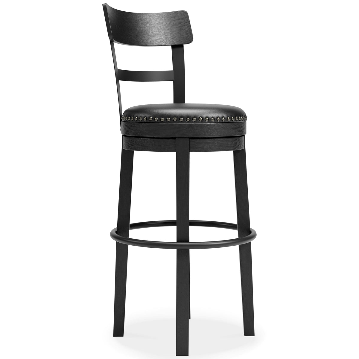 Denham Bar Height Bar Stool in Black
