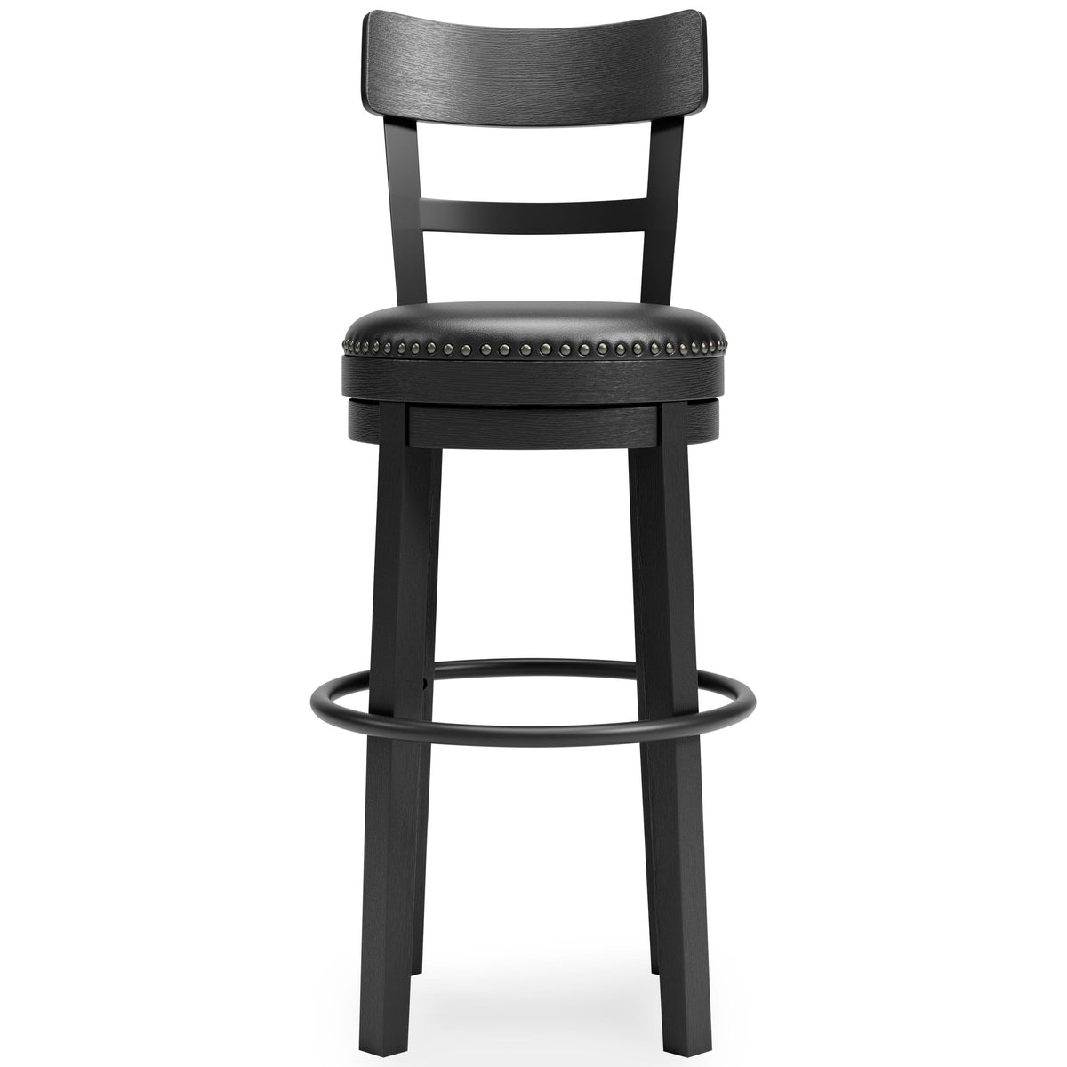 Denham Bar Height Bar Stool in Black