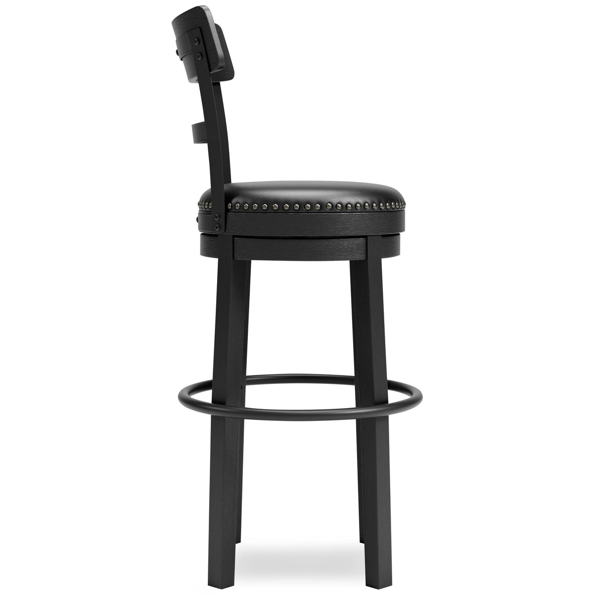 Denham Bar Height Bar Stool in Black