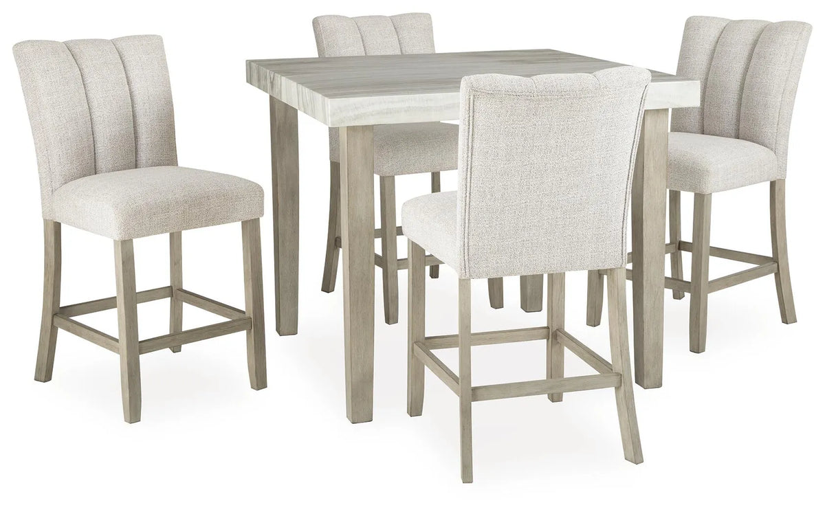 Tathra Counter Height Dining Table and 4 Barstools