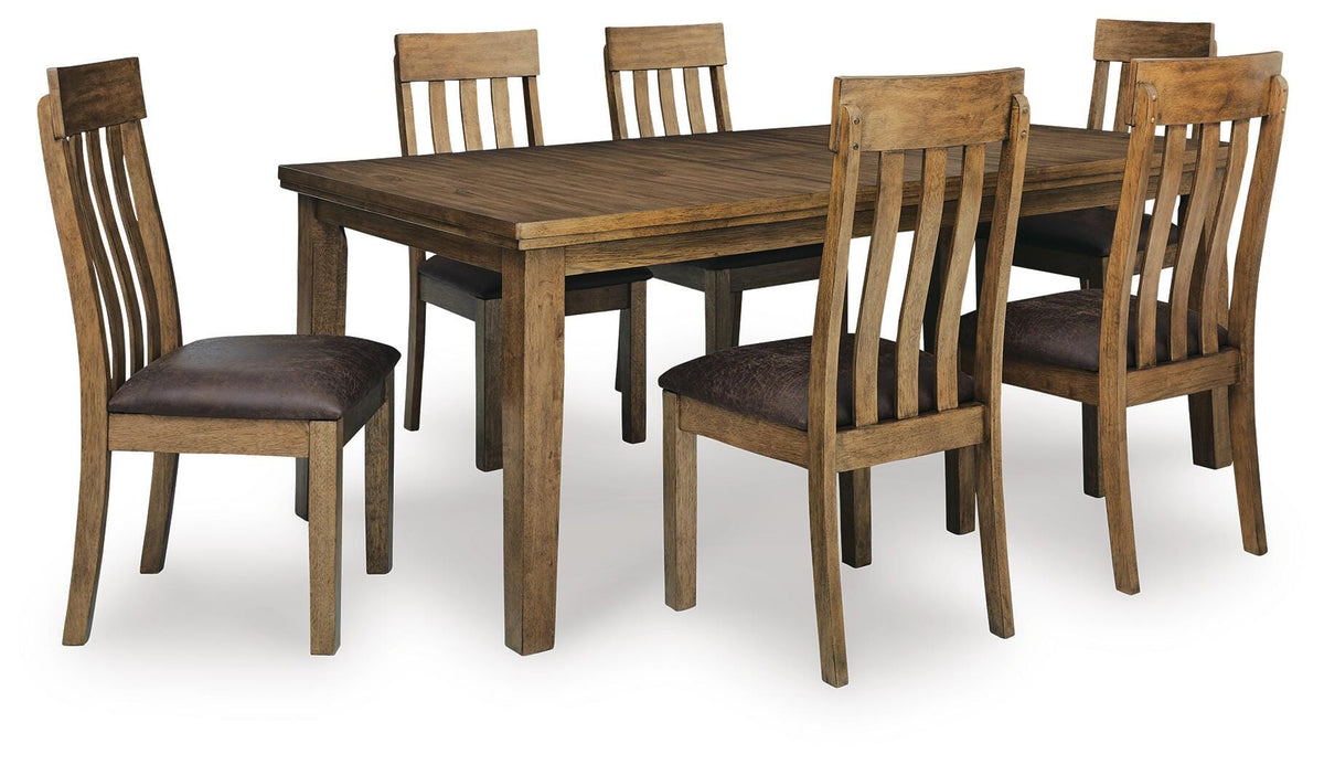 Fenwick Bay Extension Dining Table and 6 Chairs