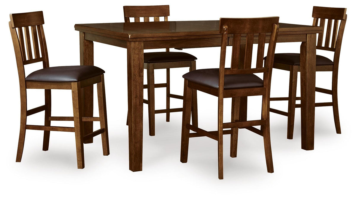 Pennwick Counter Height Dining Table and 4 Barstools in Default