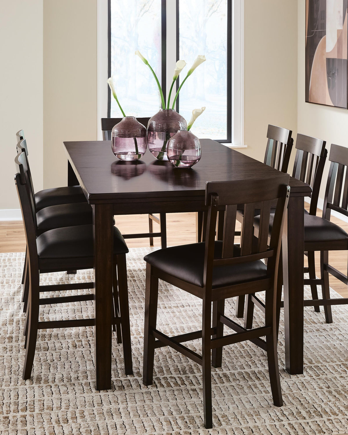 Ashgrove Counter Height Dining Table and 6 Barstools in Default