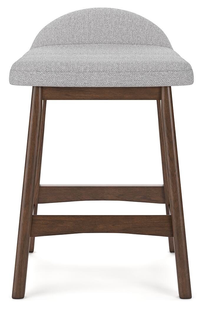 Roscoe Counter Height Bar Stool in Light Gray/Brown
