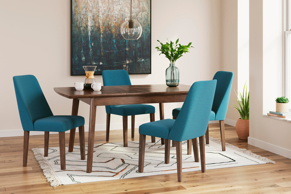 Roscoe Extension Dining Table and 4 Chairs