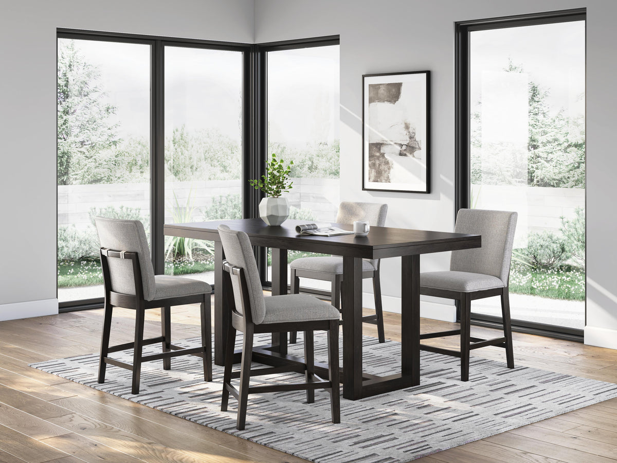 Thornbury Counter Height Dining Table and 4 Barstools