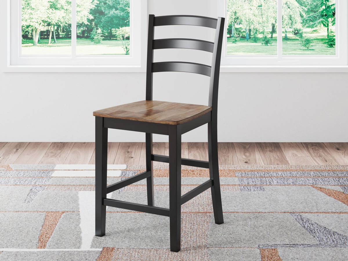 Colbrook Counter Height Dining Table and 4 Barstools