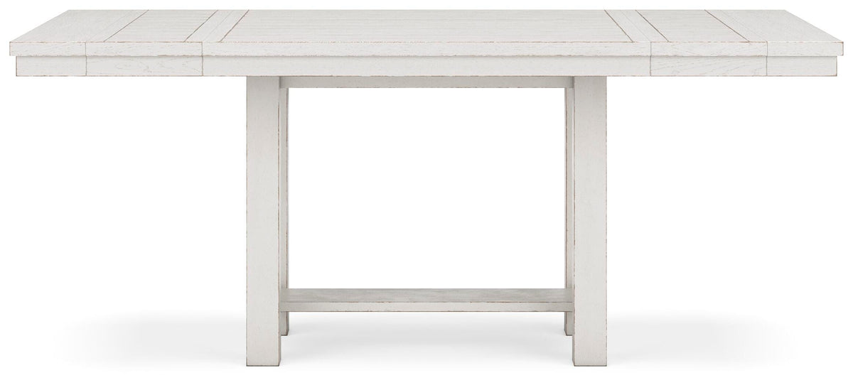 Hadley Counter Height Dining Table with 4 Barstools and Bench