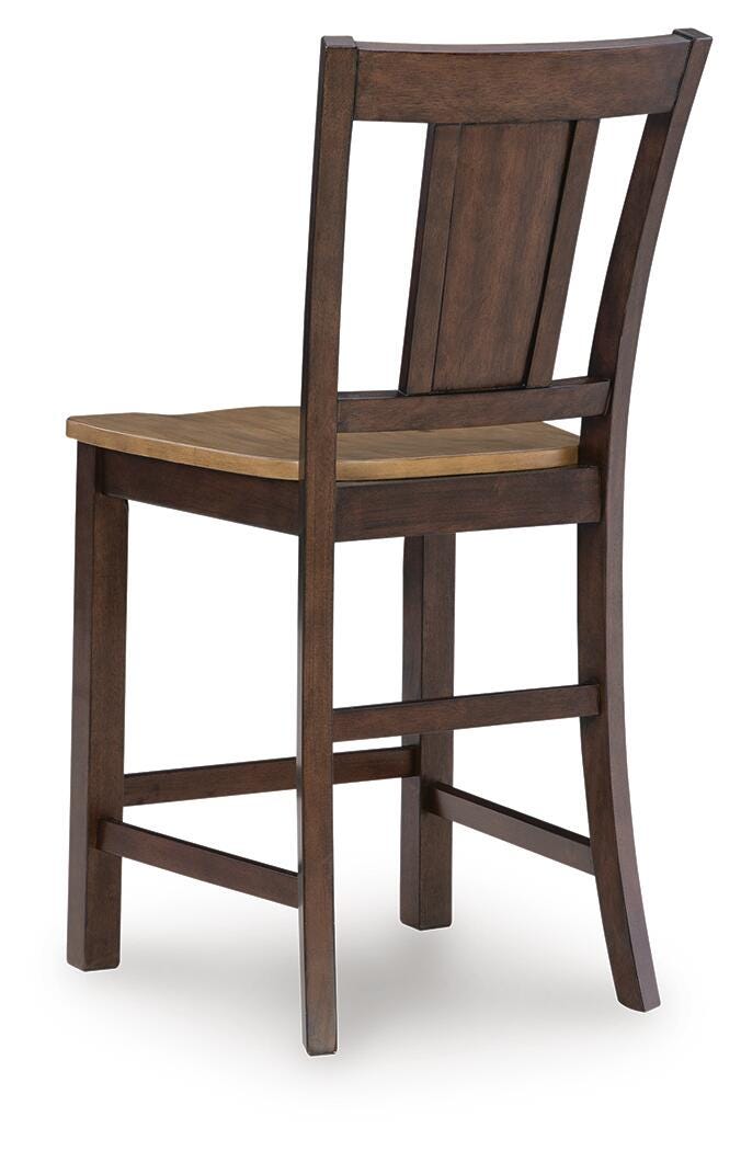 Hollowmere Counter Height Extension Dining Table and 8 Barstools