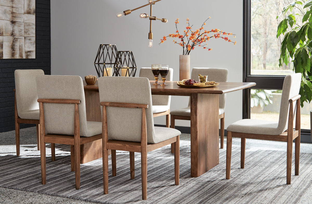Oakmere Dining Chair in Light Brown