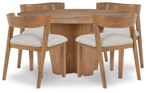 Kristiland Dining Table and 4 Chairs