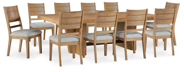 Kristiland Dining Table and 10 Chairs