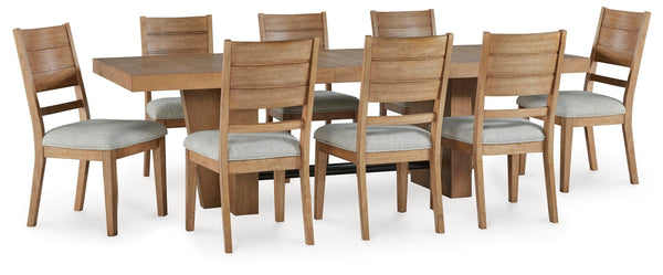 Kristiland Dining Table and 8 Chairs