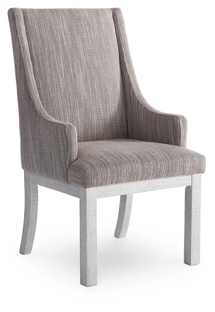 Millbrook Dining Chair (Set of 2) in White/Gray