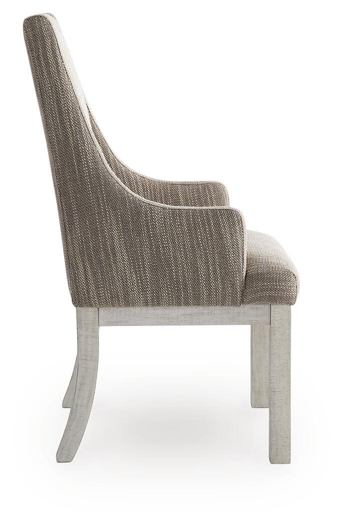 Millbrook Dining Chair (Set of 2) in White/Gray