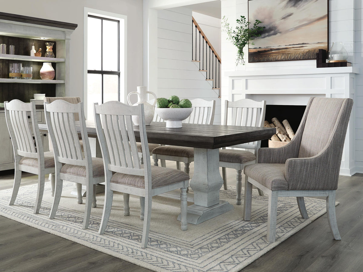 Millbrook Dining Table with 2 Arm Chairs and 6 Side Chairs