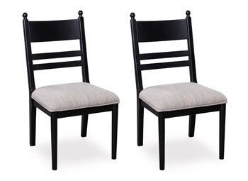 Hollis Dining Chair in Black III