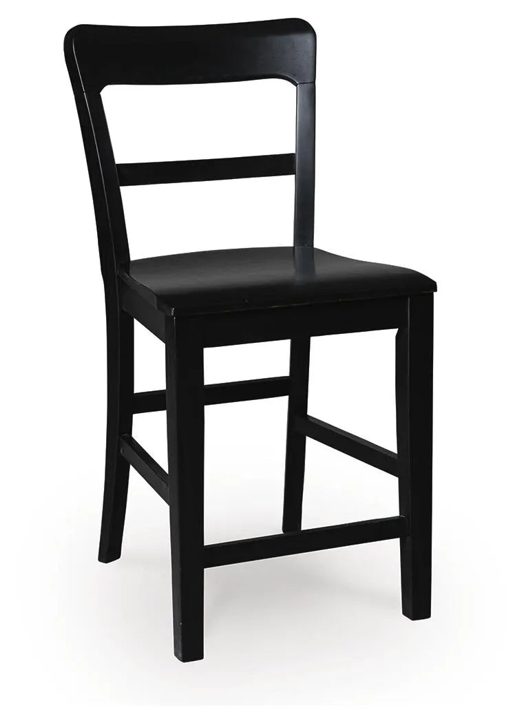 Hollis Counter Height Barstool in Black
