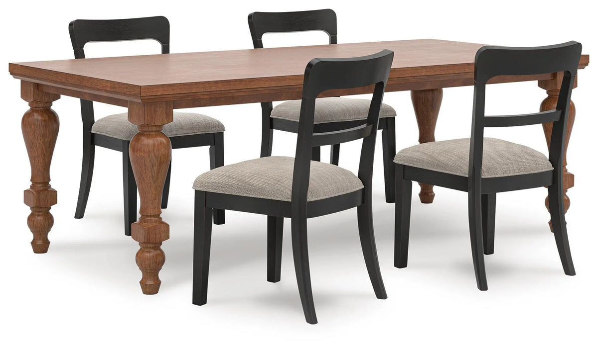 Hollis Dining Table and 4 Chairs VI