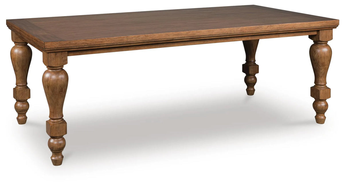 Hollis Dining Table in Brown