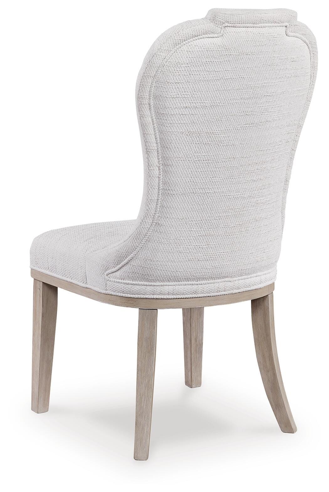 Ashfield Dining Chair in White/Light Gray