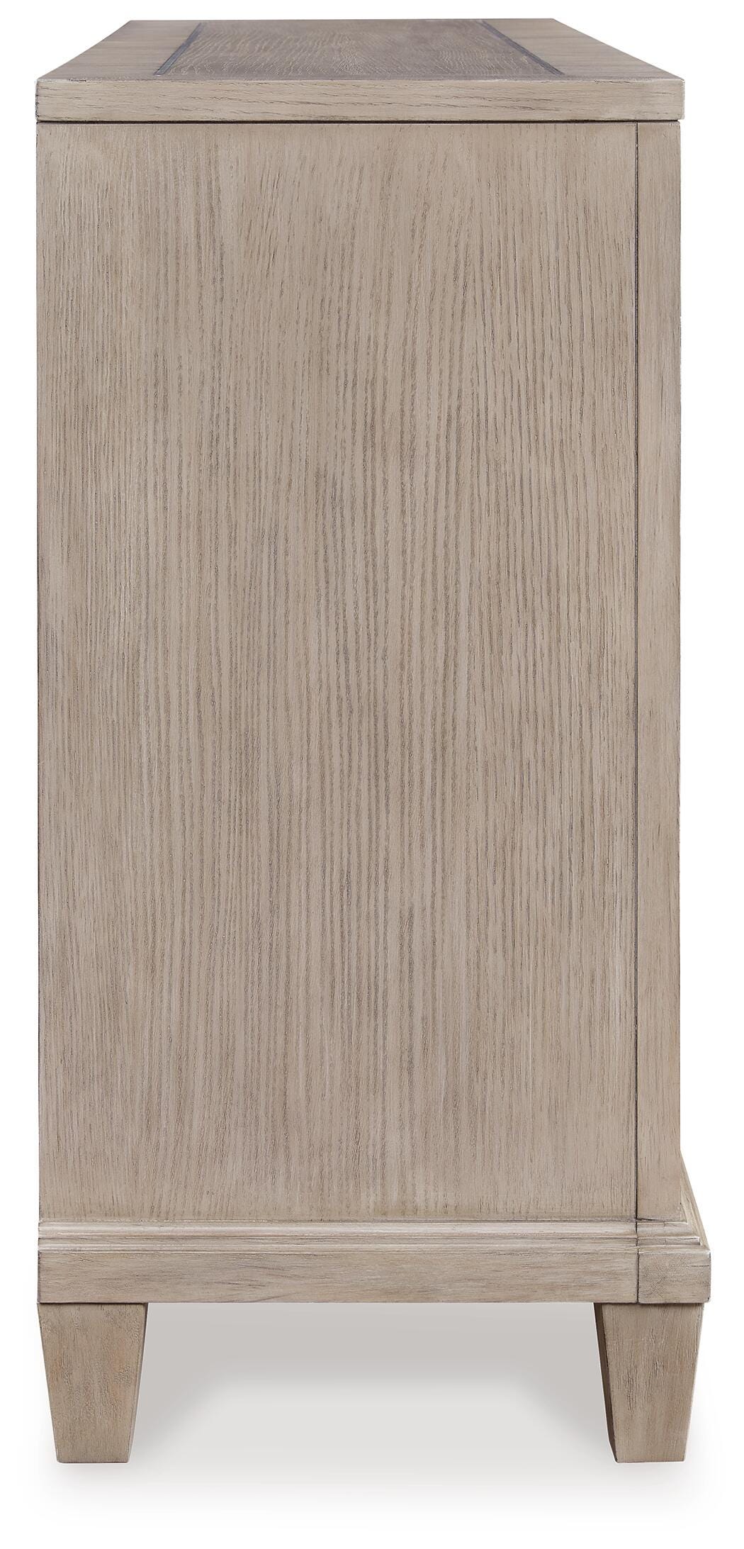 Ashfield Dining Server in Light Grayish Brown