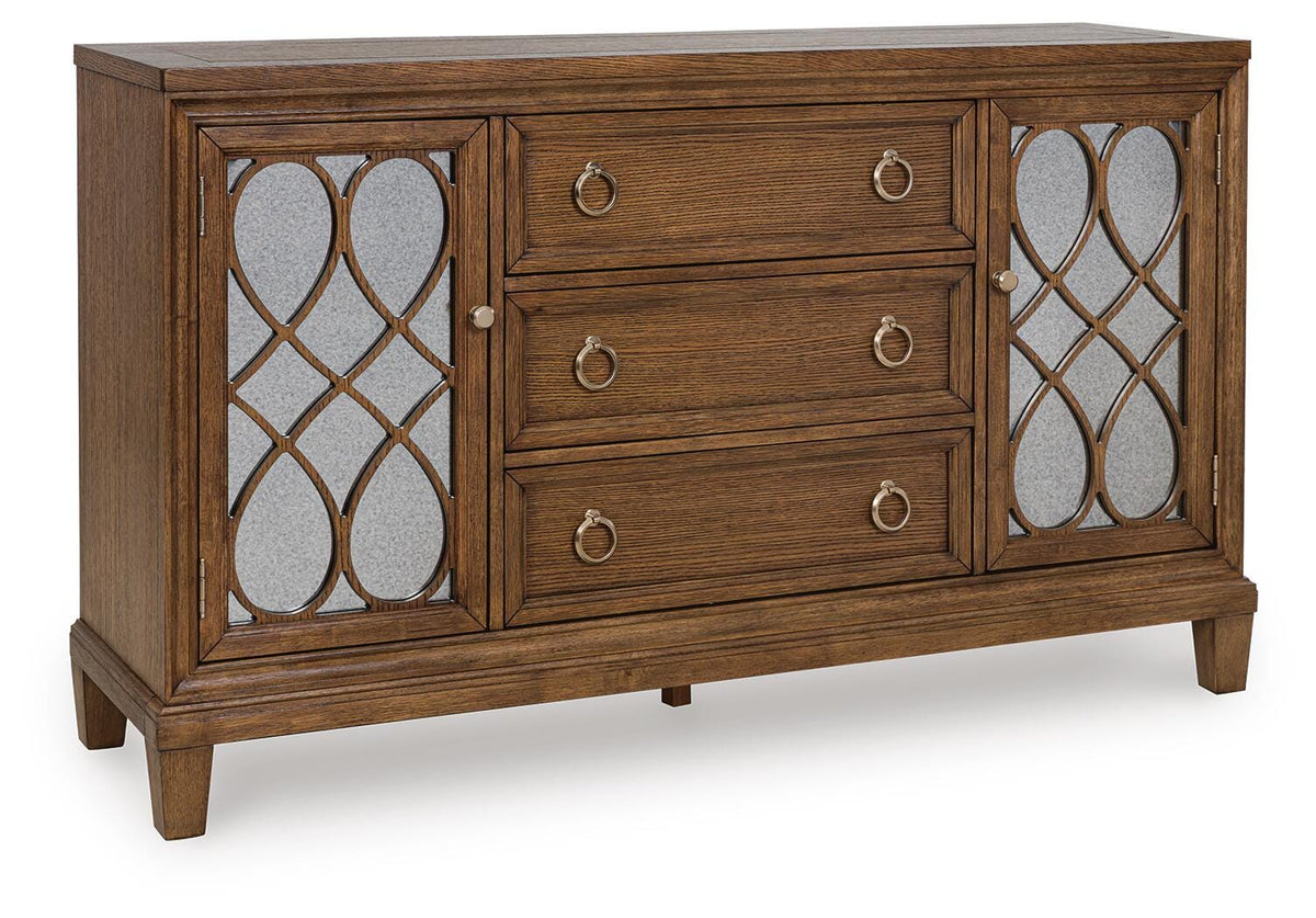 Ashfield Dining Server in Brown