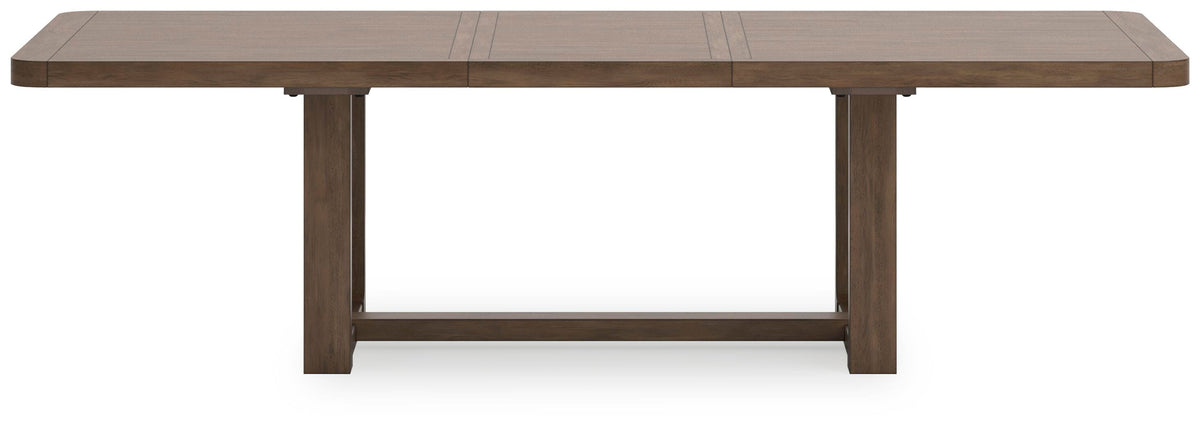 Merrigan Dining Table with 4 Chairs and Bench