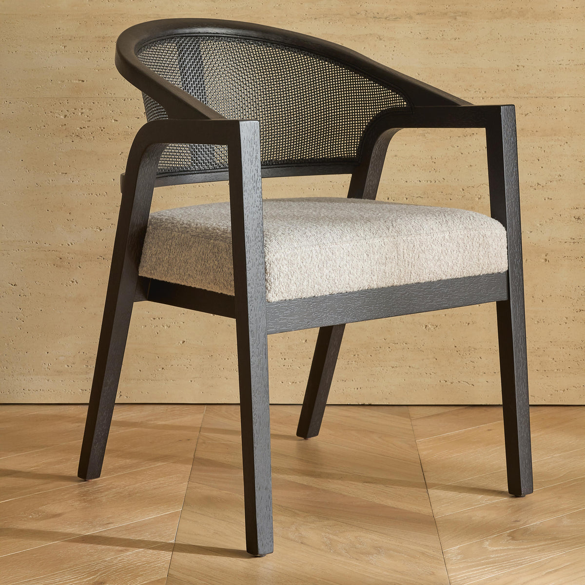Solerno Dining Chair in French Black